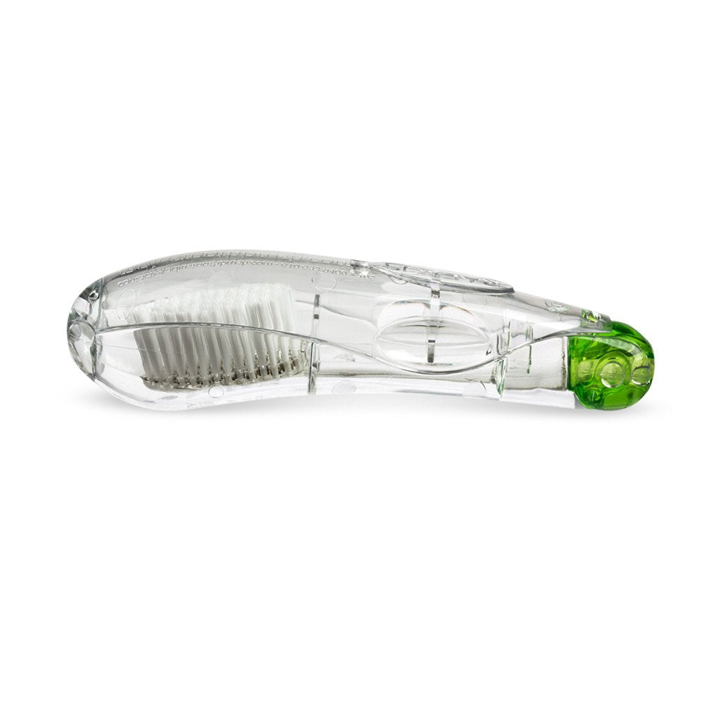 Radius Tour Travel Folding Toothbrush and Replacement Heads