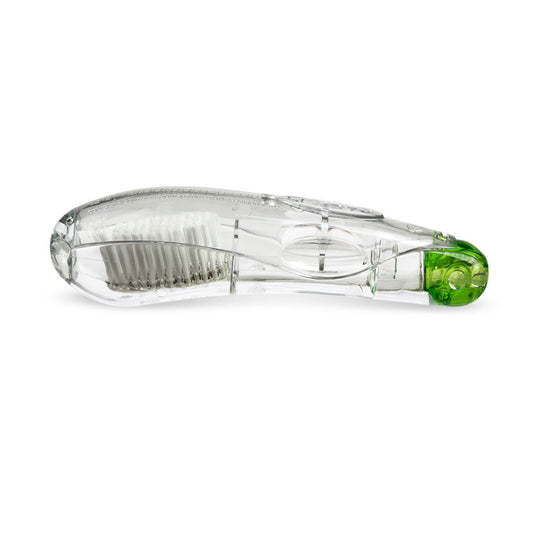 Radius Tour Travel Folding Toothbrush and Replacement Heads