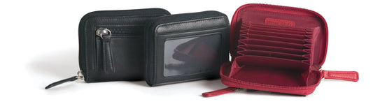 Osgoode Marley Leather RFID Accordion Card File