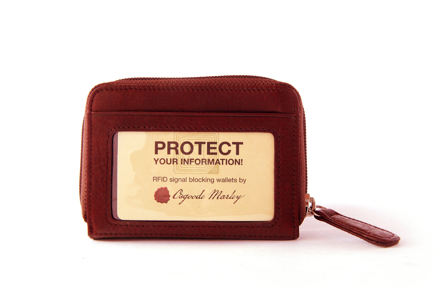 Osgoode Marley Leather RFID Accordion Card File