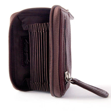 Osgoode Marley Leather RFID Accordion Card File