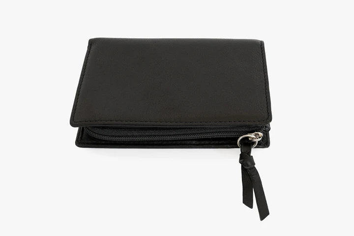 Osgoode Marley Leather Double-snap 5" Wallet w/zip Pouch