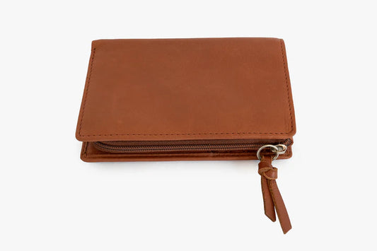 Osgoode Marley Leather Double-snap 5" Wallet w/zip Pouch