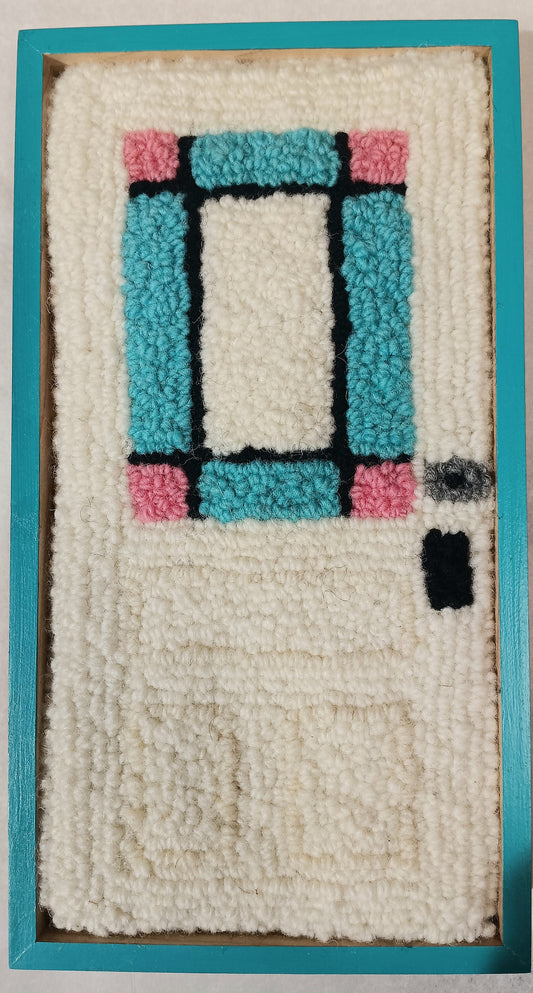 Ocean View - Hooking Rug Framed