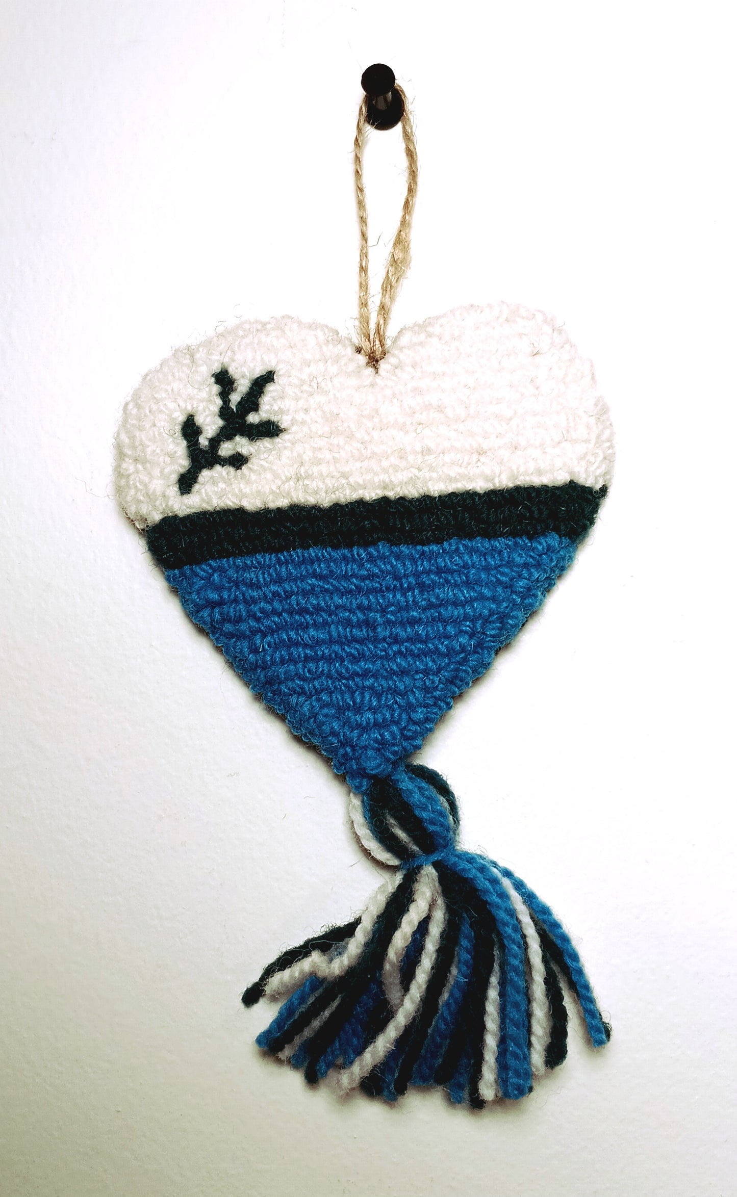 Ocean View - Hooked Rug Ornaments