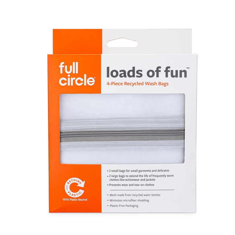 Full Circle Loads of Fun Recycled Laundry Wash Bags (set of 4)