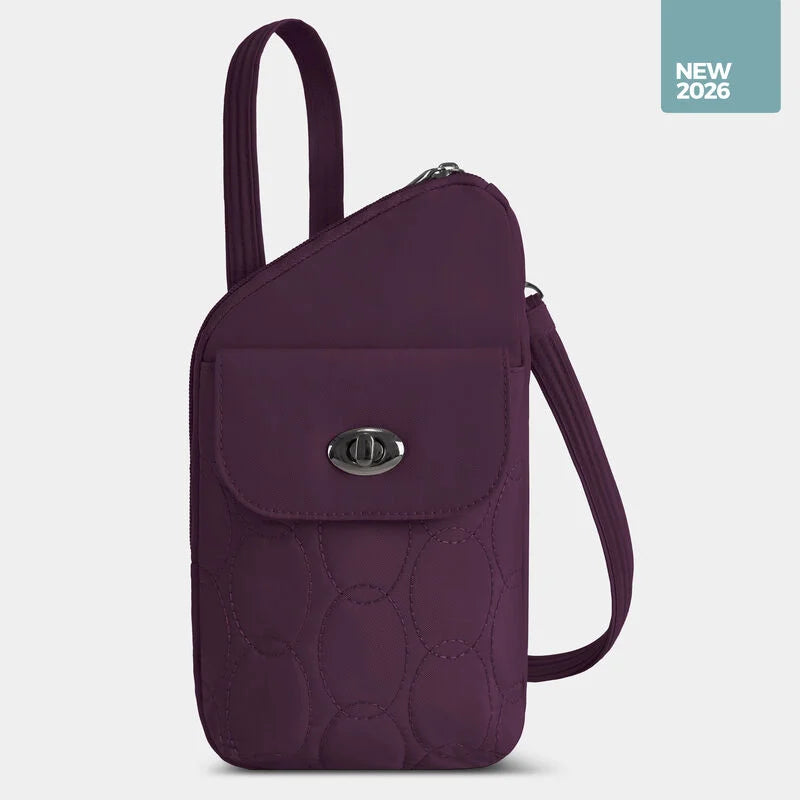 Travelon Runways Anti-Theft Slim Asymmetric Crossbody