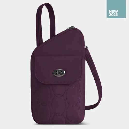 Travelon Runways Anti-Theft Slim Asymmetric Crossbody