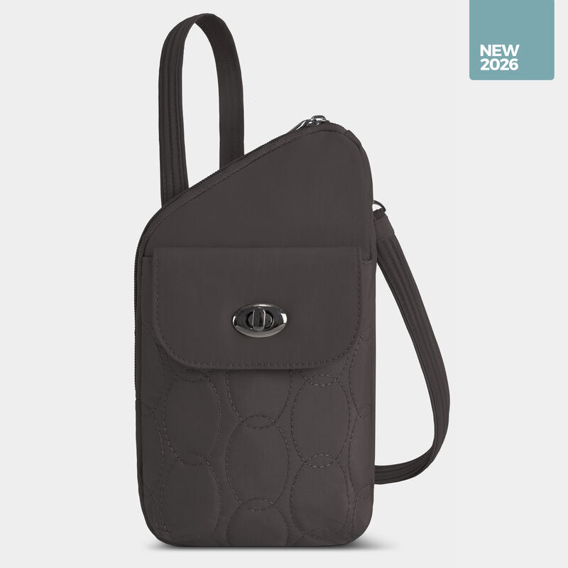 Travelon Runways Anti-Theft Slim Asymmetric Crossbody