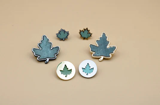 Under One Roof Maple Leaf Lapel Pins