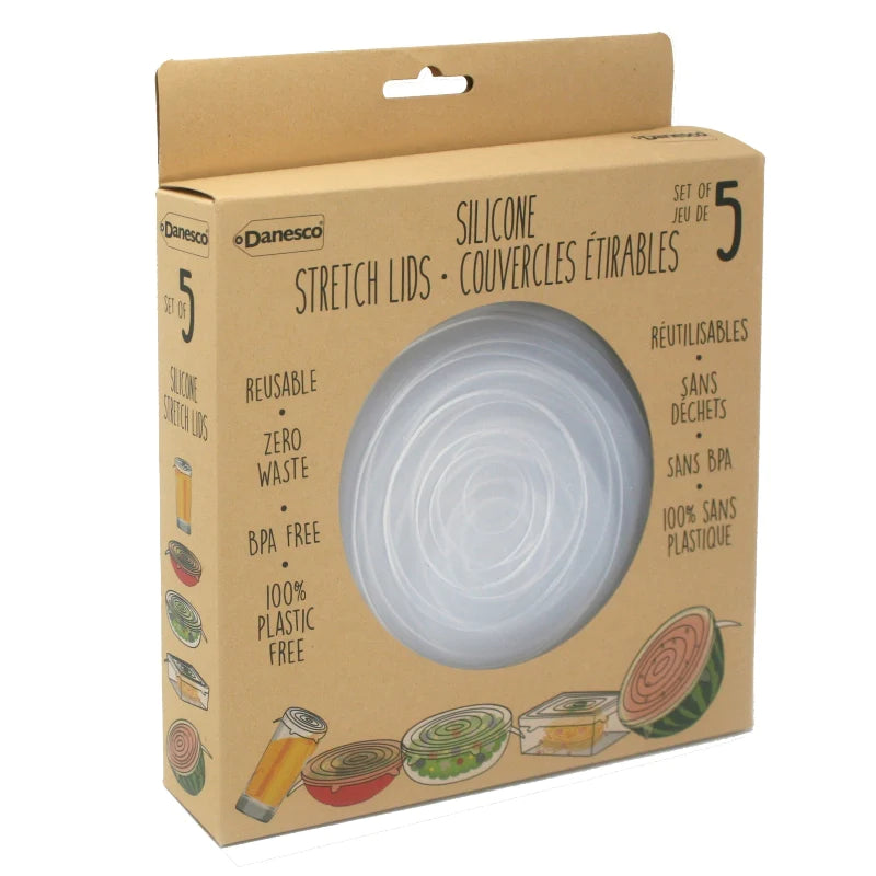 Stretch & Fit Round Silicone Lids (set of 5)