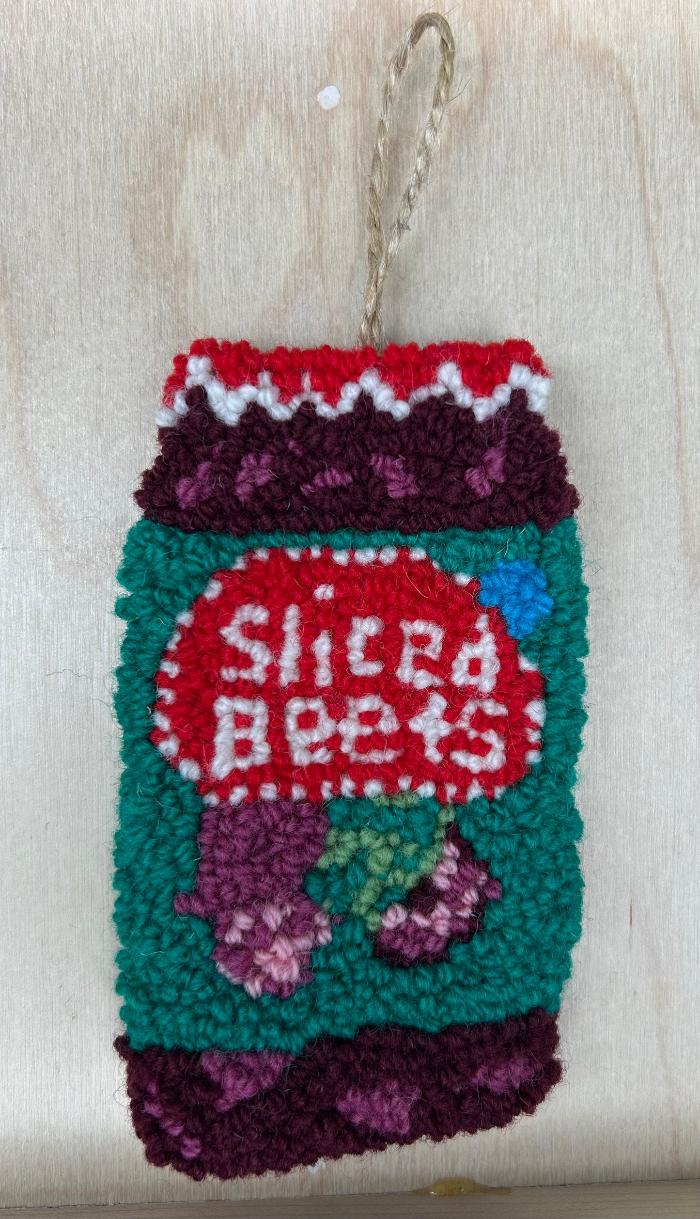 Ocean View Textile Studio - Hooked Rug Ornaments