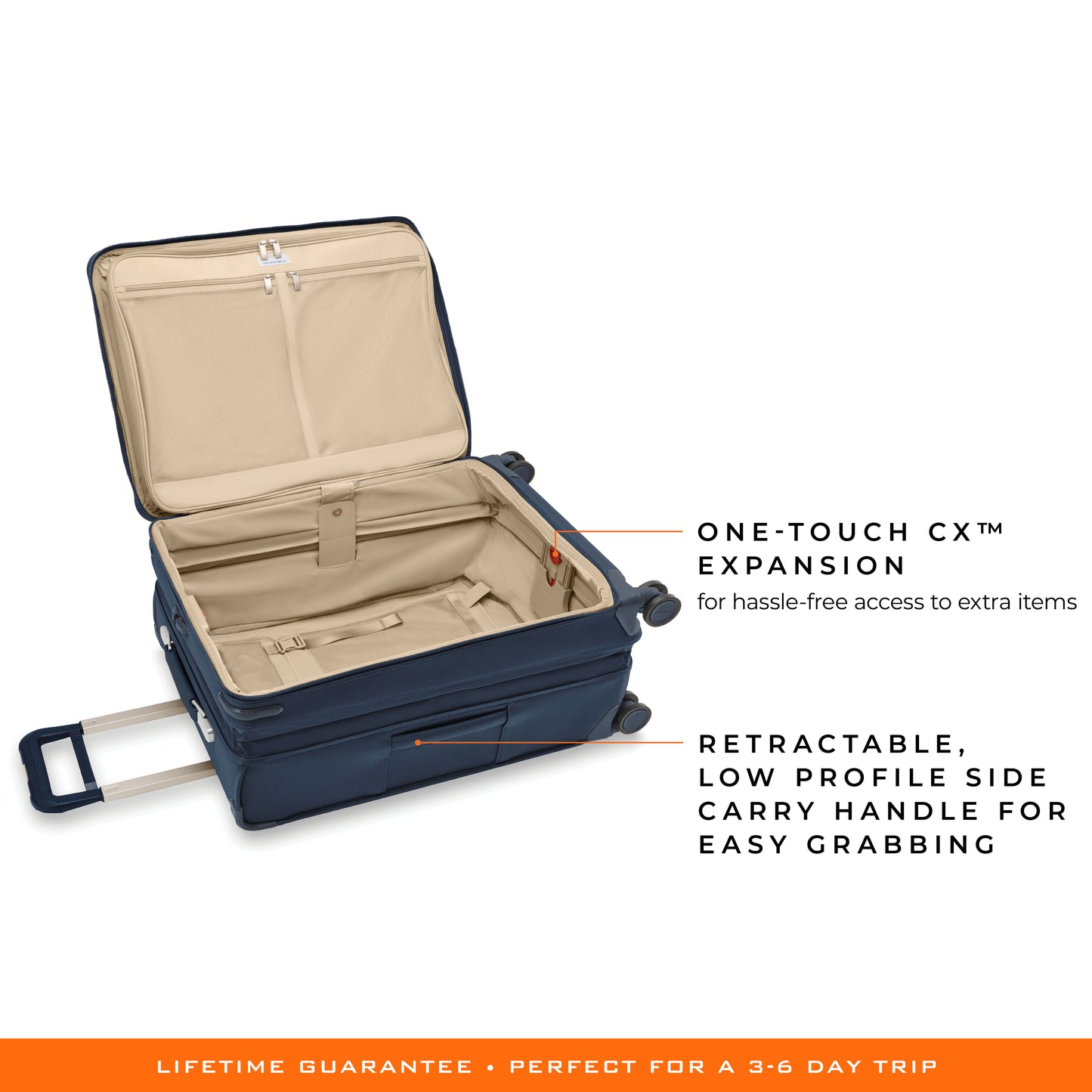 Briggs & Riley Baseline Medium & Large Expandable Spinner Suitcases