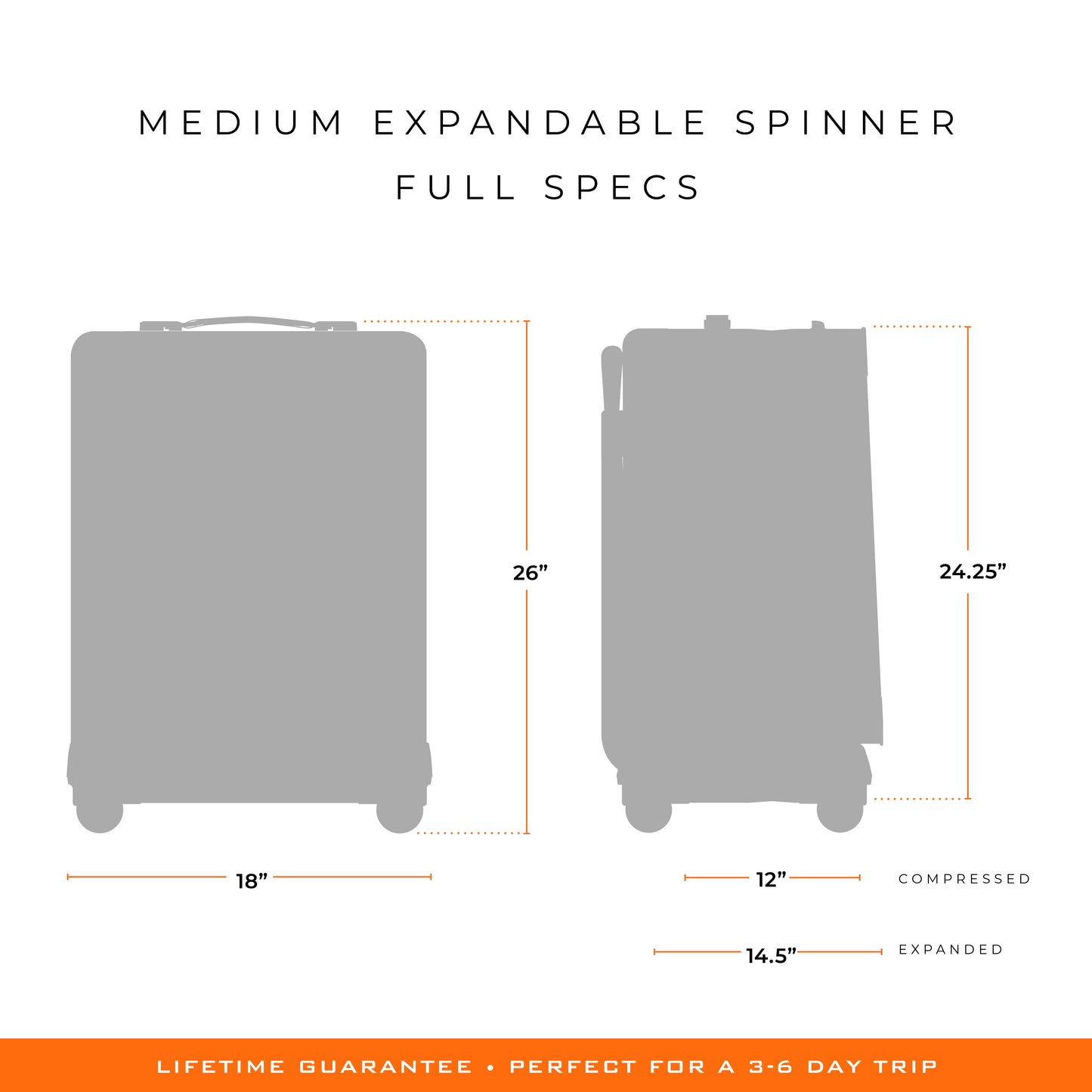 Briggs & Riley Baseline Medium & Large Expandable Spinner Suitcases