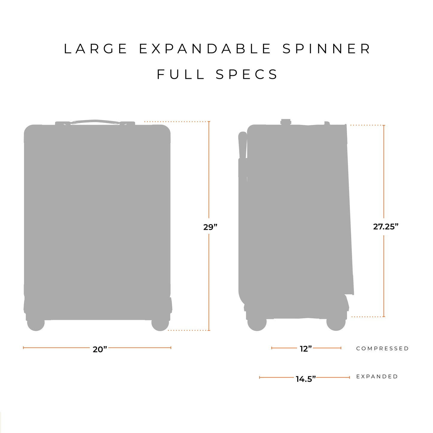 Briggs & Riley Baseline Medium & Large Expandable Spinner Suitcases