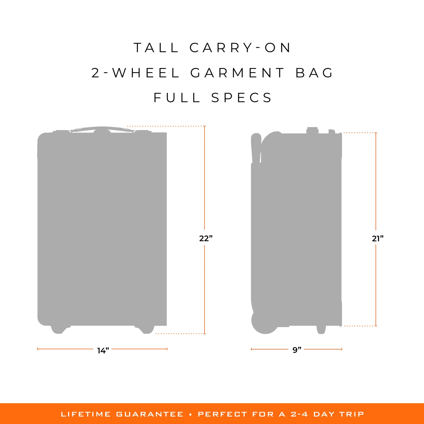 Briggs & Riley Baseline 22" Upright Garment Bag (US Size)