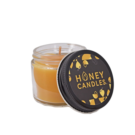 Honey Candles Natural Beeswax Jar Candle