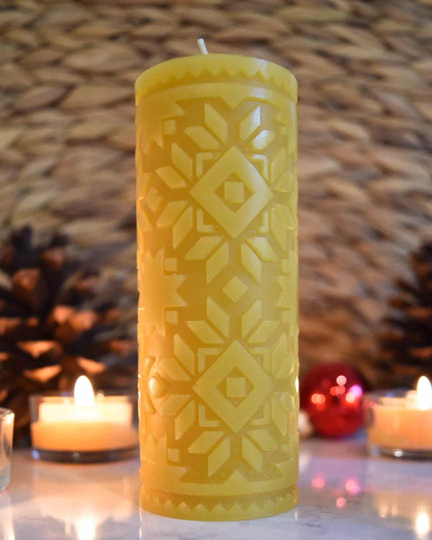 Honey Candles - Wintermark Pillar Candle