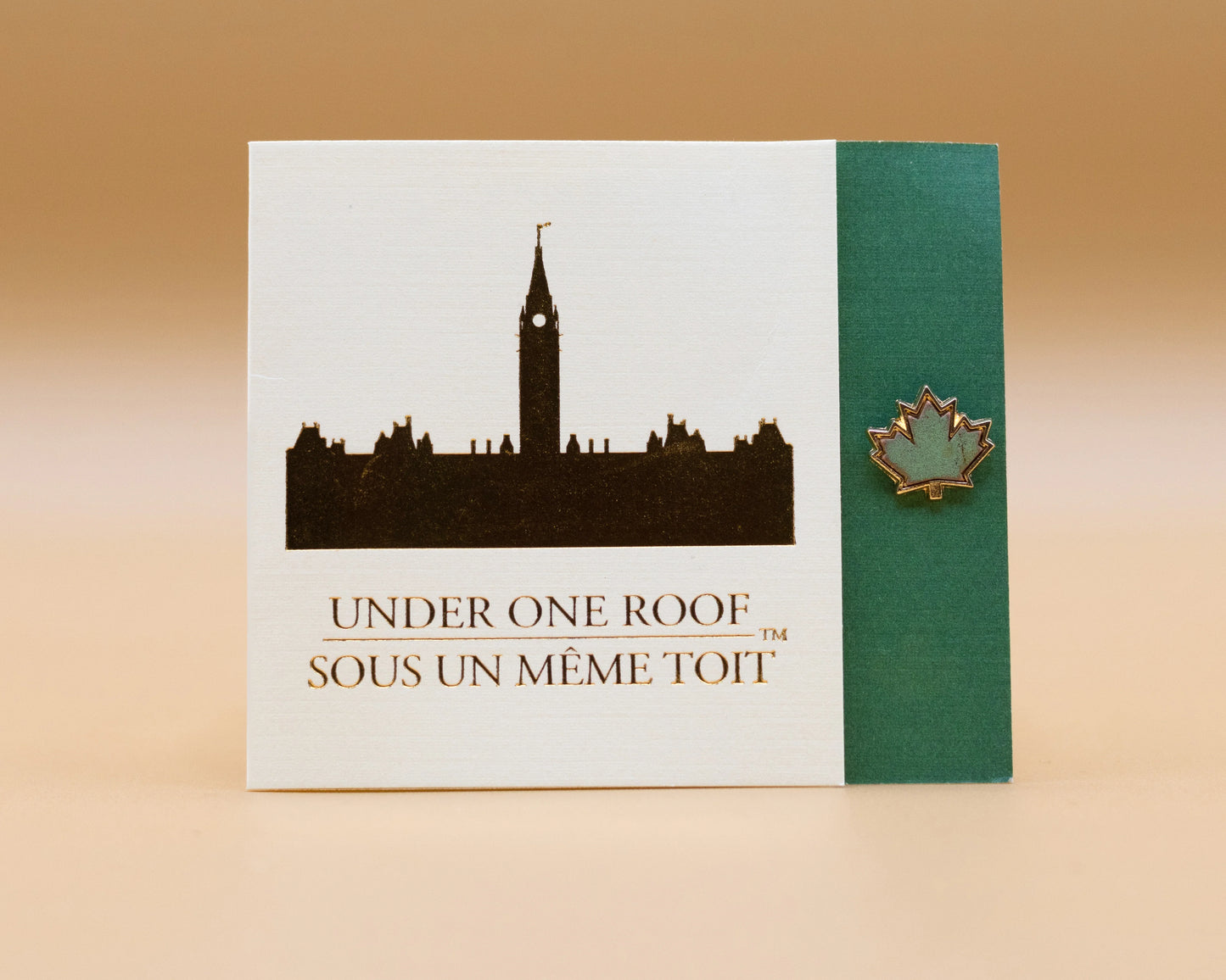 Under One Roof Maple Leaf Lapel Pins