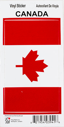 Canadian & Provincial Flag Vinyl Stickers