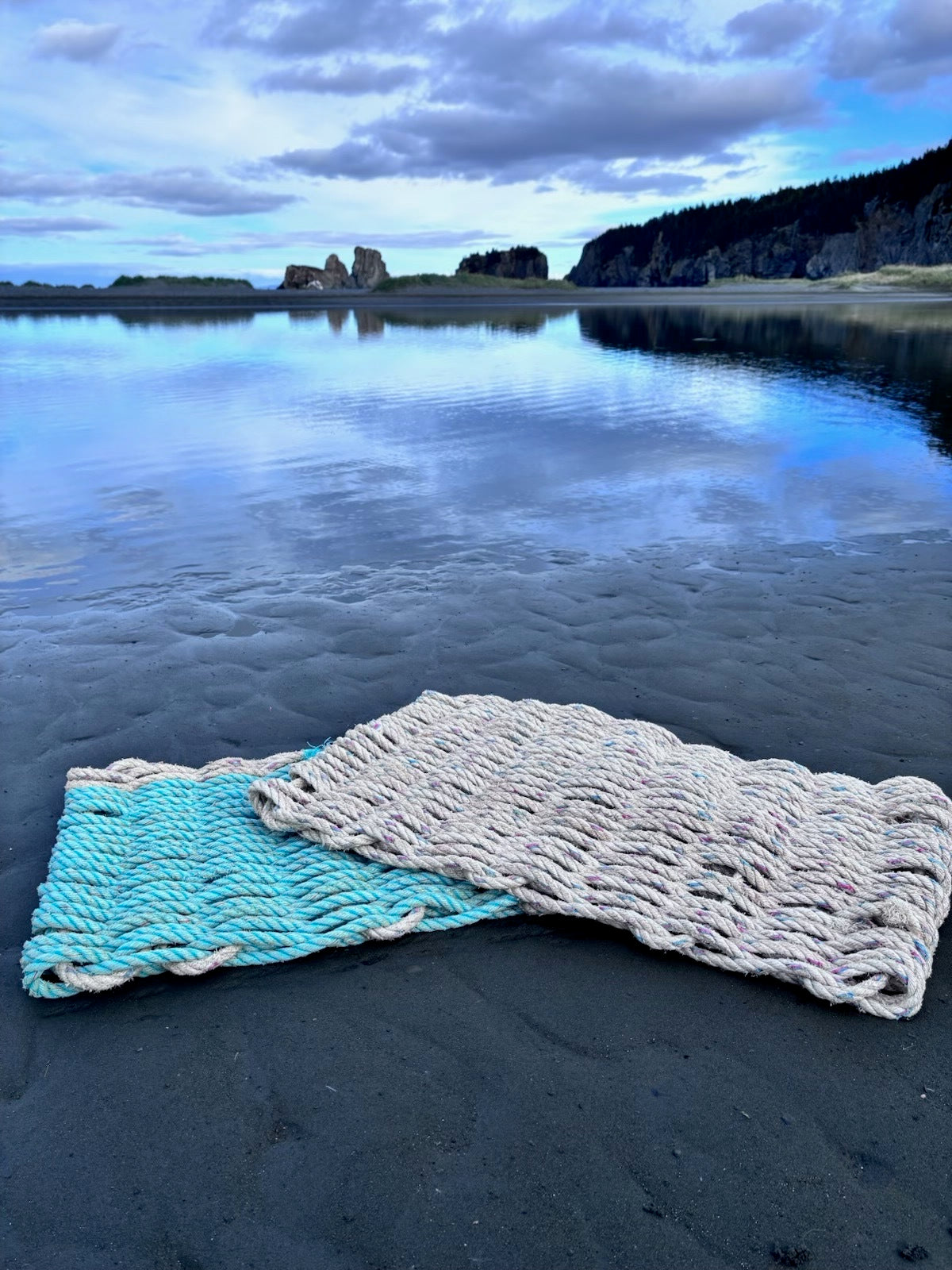 Recycled Fishing Rope Door Mat