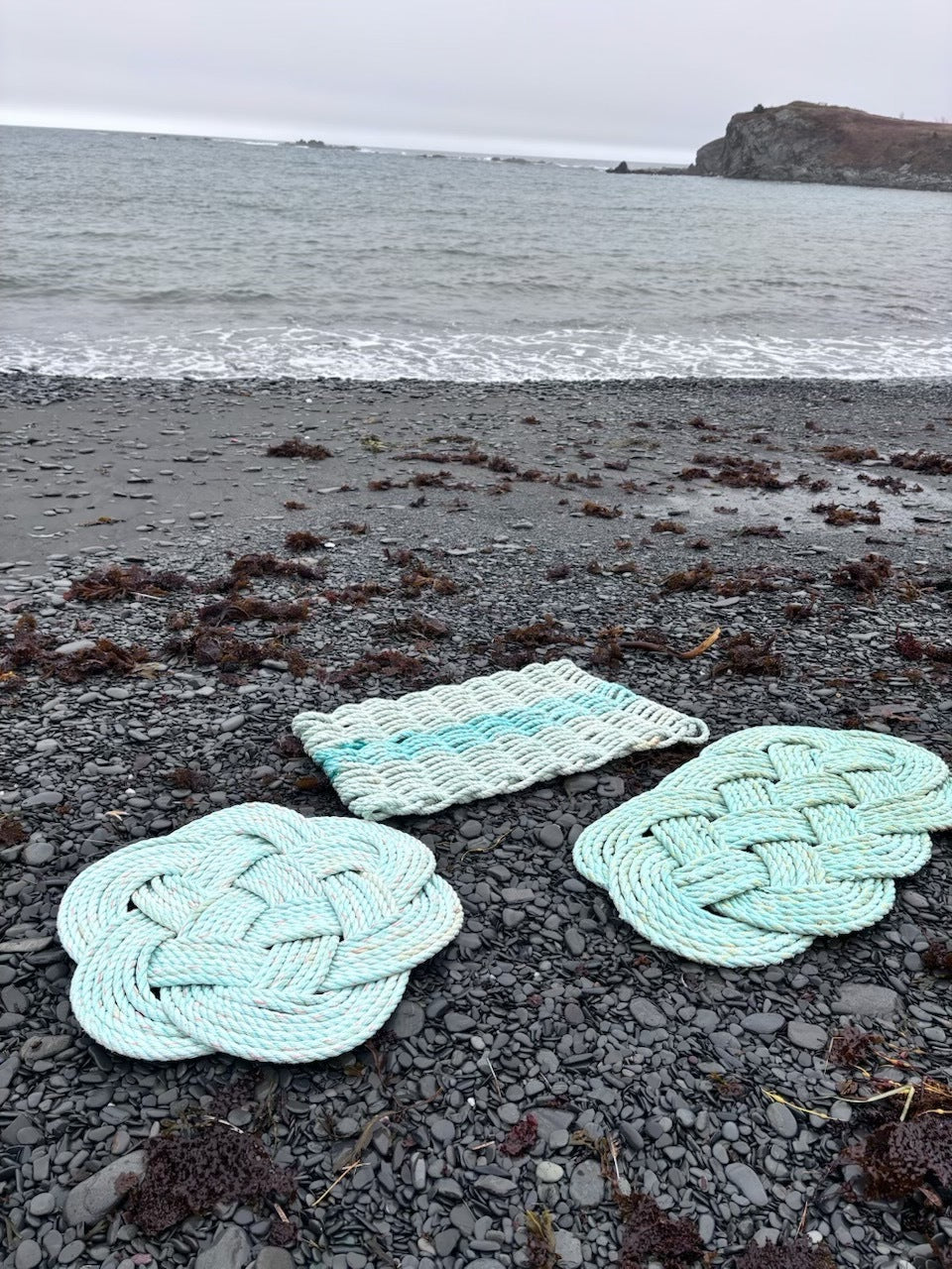 Recycled Fishing Rope Door Mat