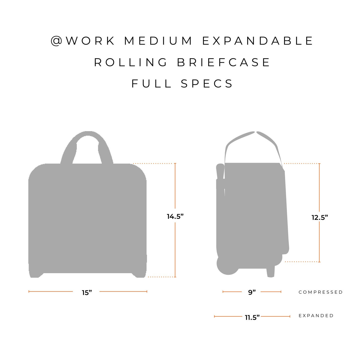 Briggs & Riley @Work Medium 2-Wheel Expandable Brief