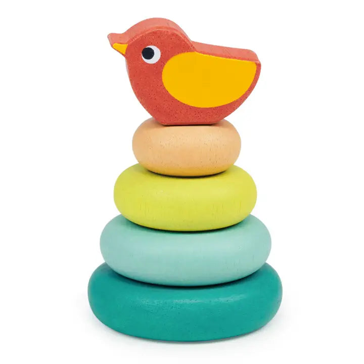 Mentari Toys - Stacking Tree with Bird