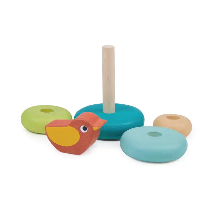 Mentari Toys - Stacking Tree with Bird