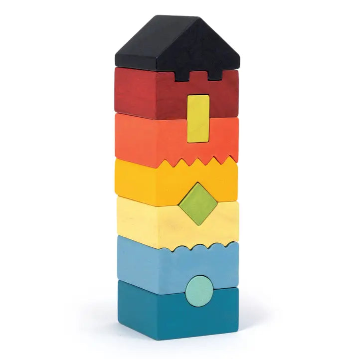 Mentari Toys - Colourful Stacking Tower