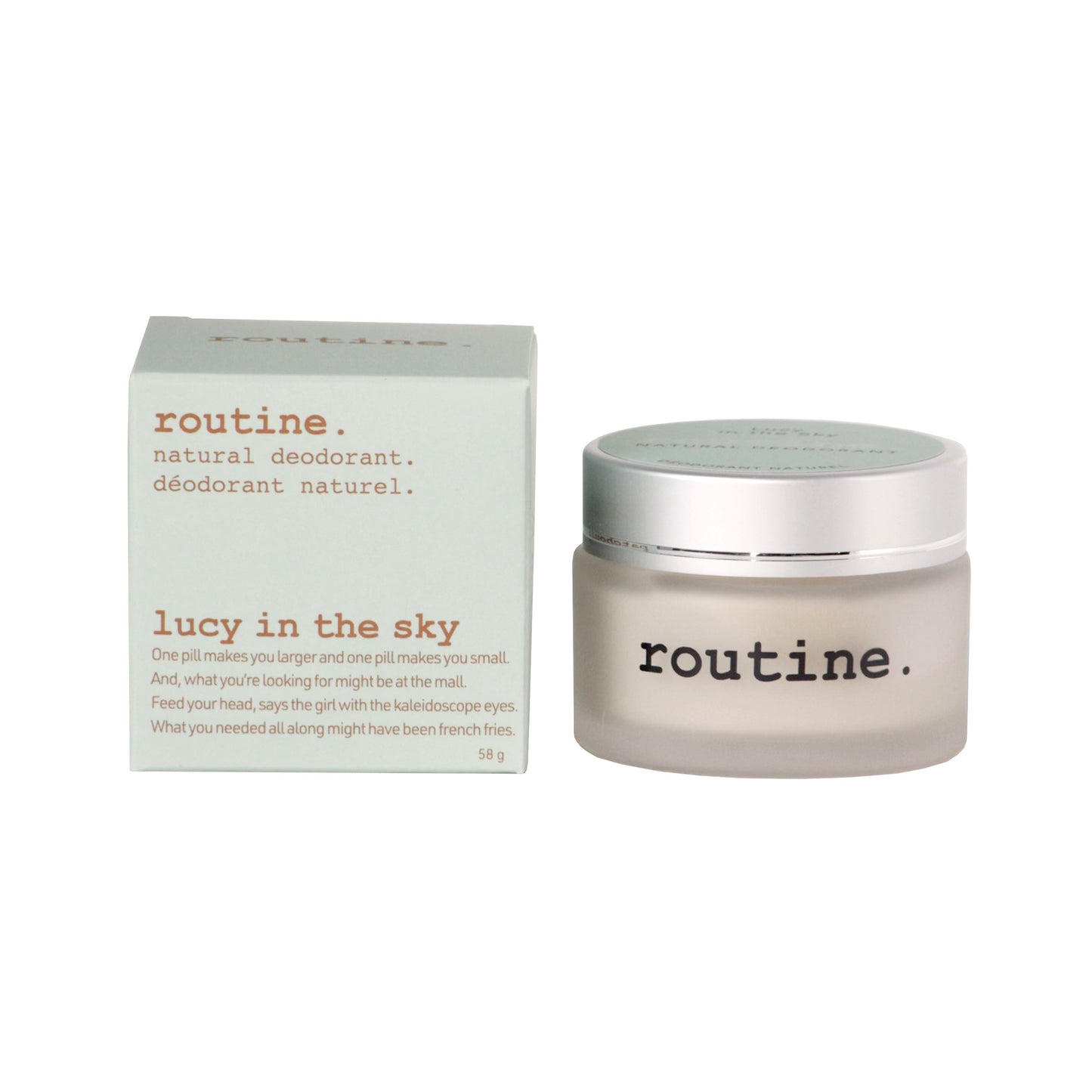 Routine Natural Deodorant 58g Glass Jar