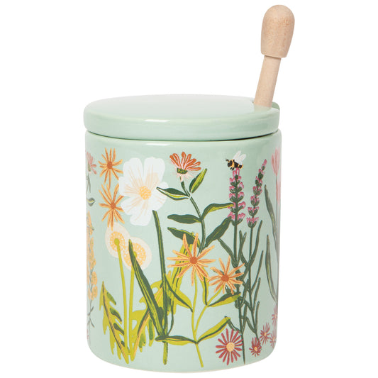 Danica Sweet Bees Honey Pot with Dipper