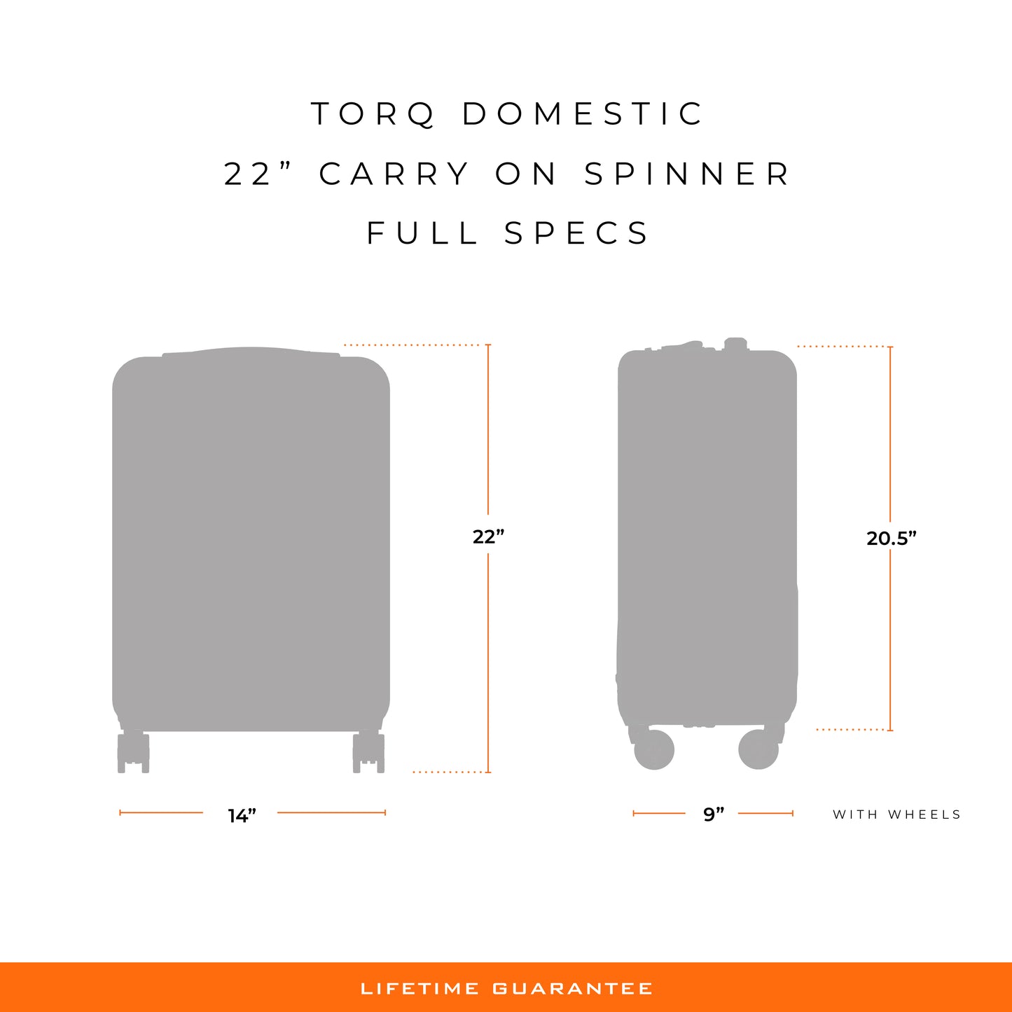 Briggs & Riley TORQ Hardside 22" (US Size) Carry-On Spinner Suitcase