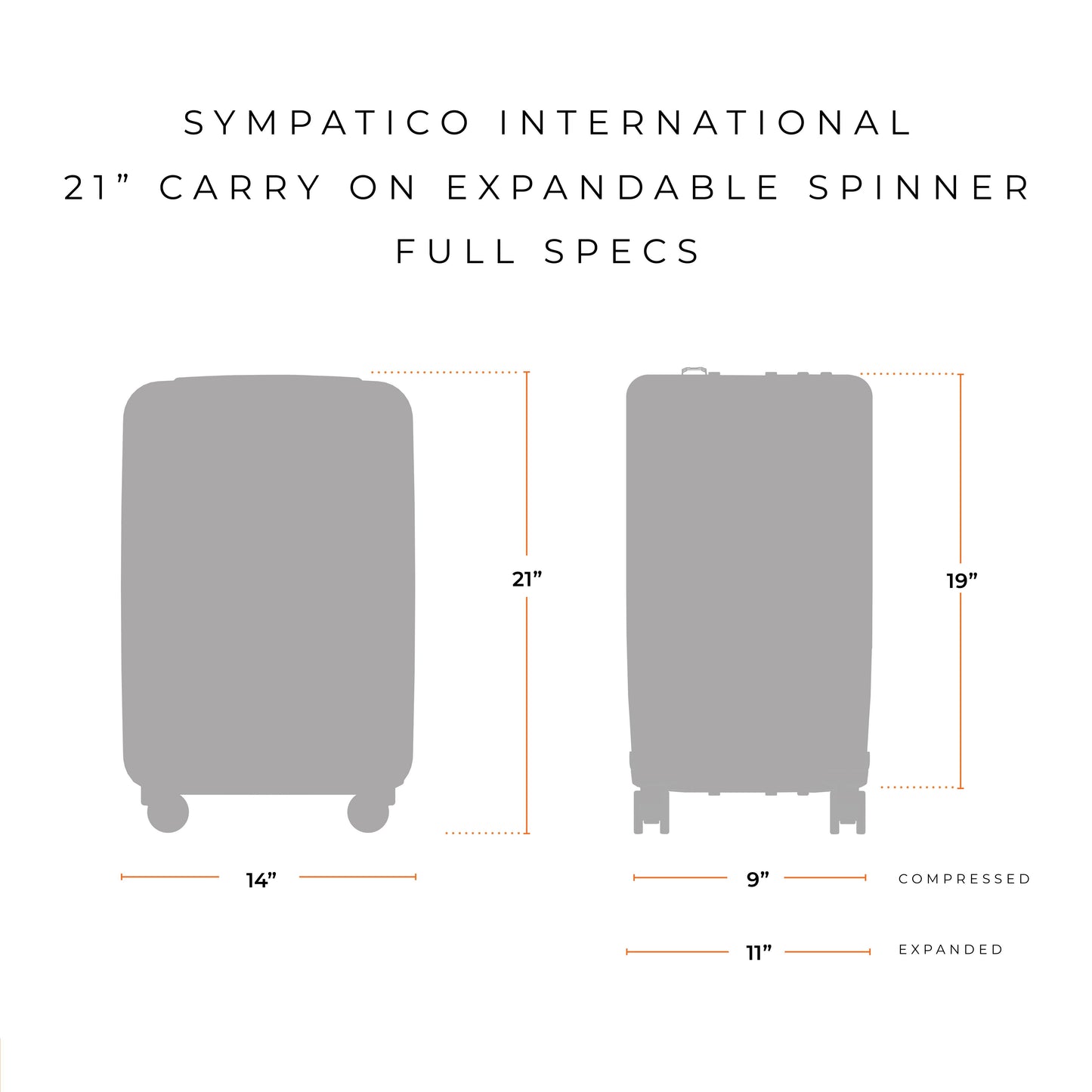 Briggs & Riley Sympatico Hardside International 21" Carry-On Expandable Spinner