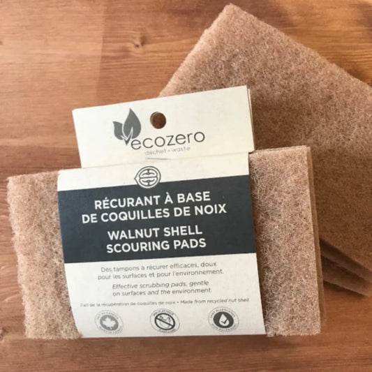 Eco Loco - Scouring Pads - Recycled from Walnuts