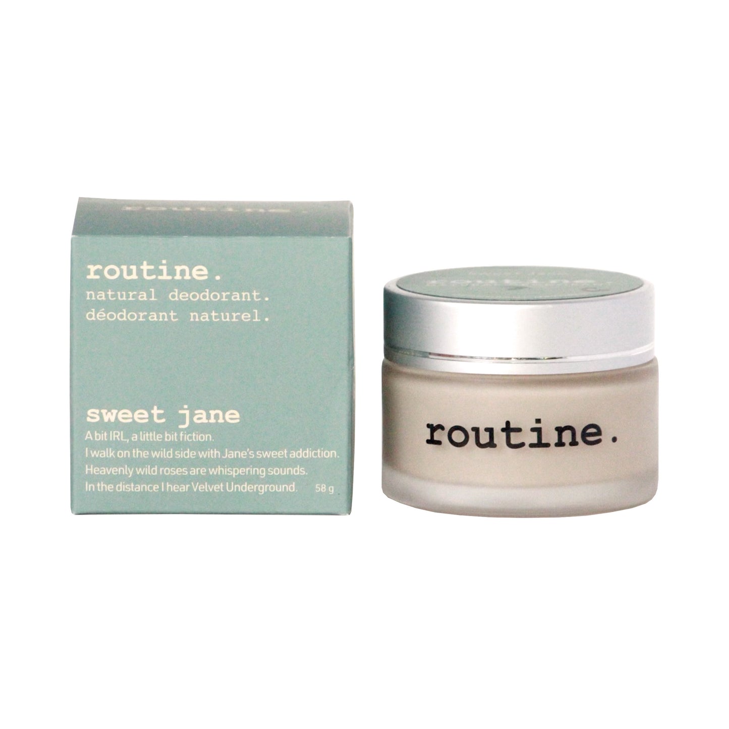 Routine Natural Deodorant 58g Glass Jar