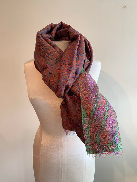 Marigold Collective KANTHA SHAWL