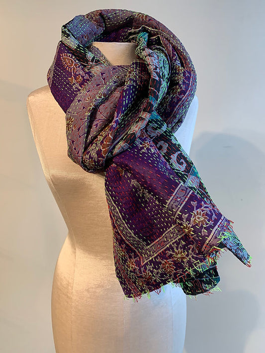Marigold Collective KANTHA SHAWL