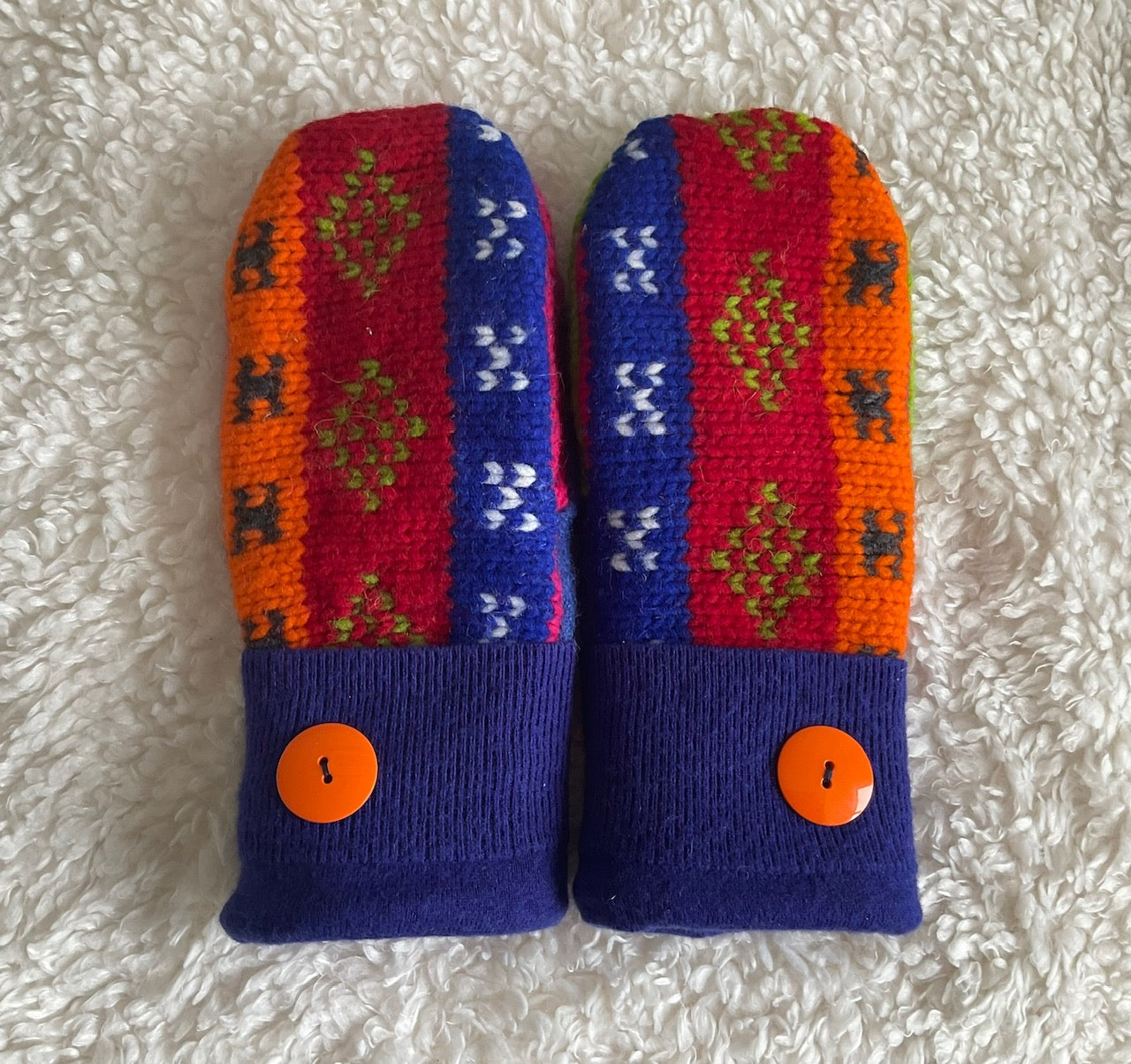 Maki Mittens Upcycled Woolen Mitts