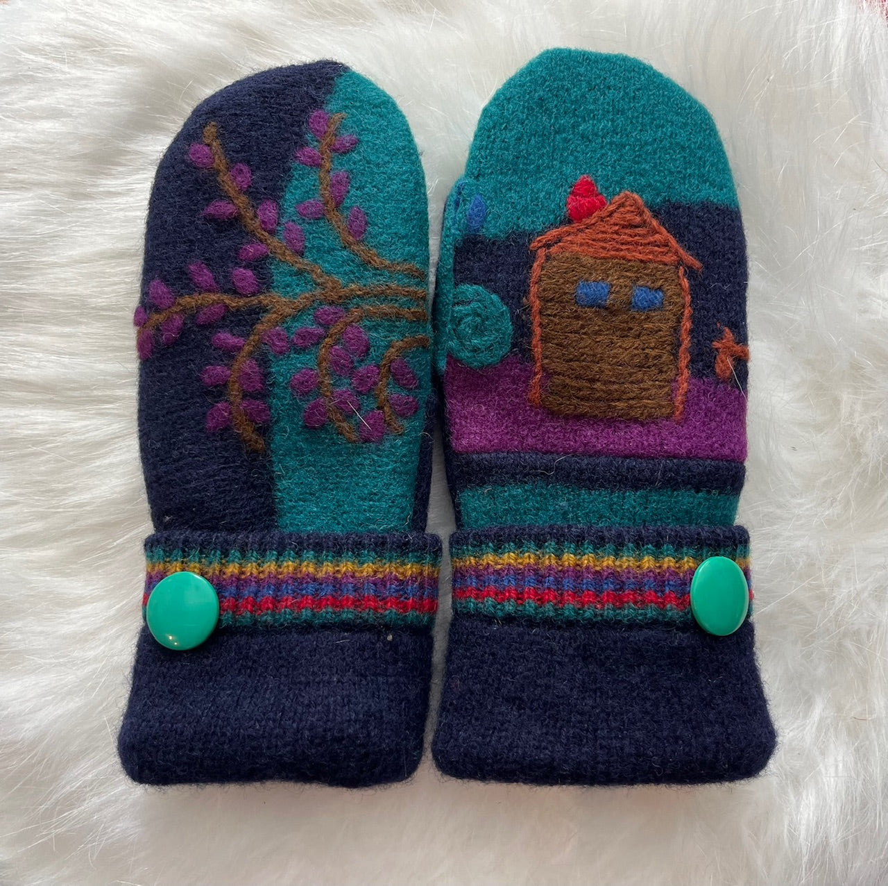 Maki Mittens Upcycled Woolen Mitts