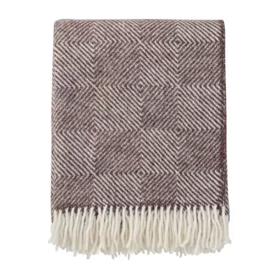 Klippan Gooseye Throw (25% recycl. wool & 75% lambswool, brushed 130cmx180cm)