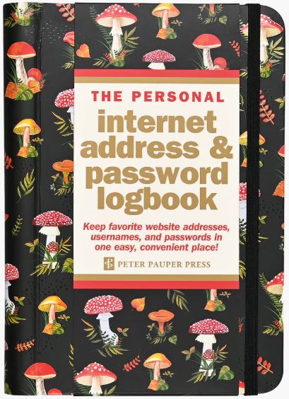 Internet Address & Password Logbook