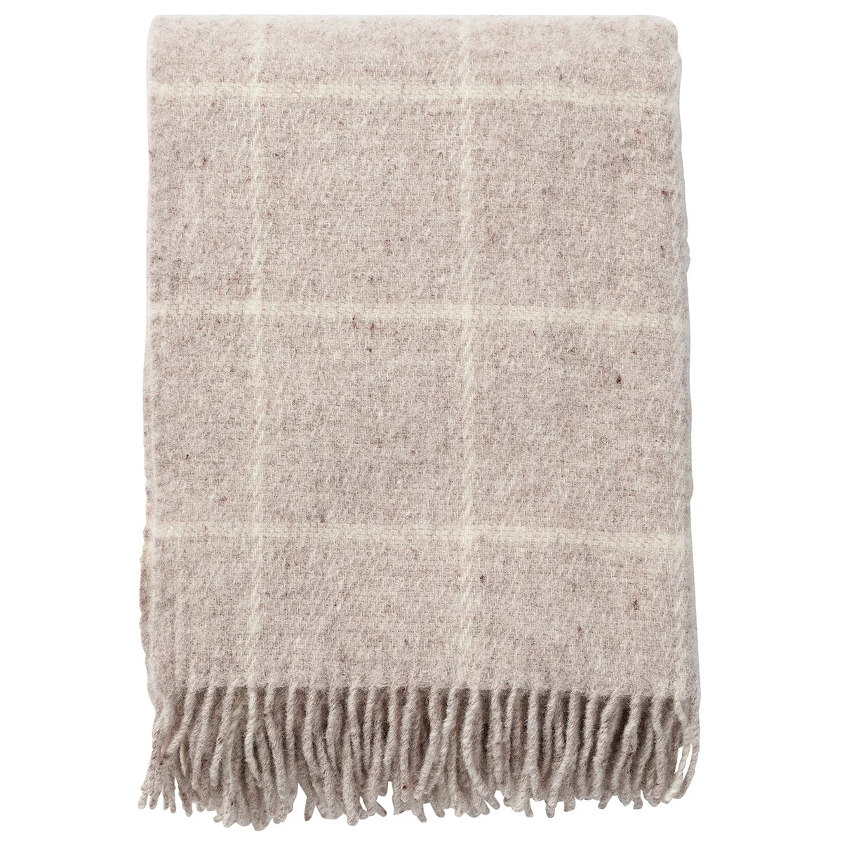Klippan Vinga Beige 130x200cm Lambswool Throw