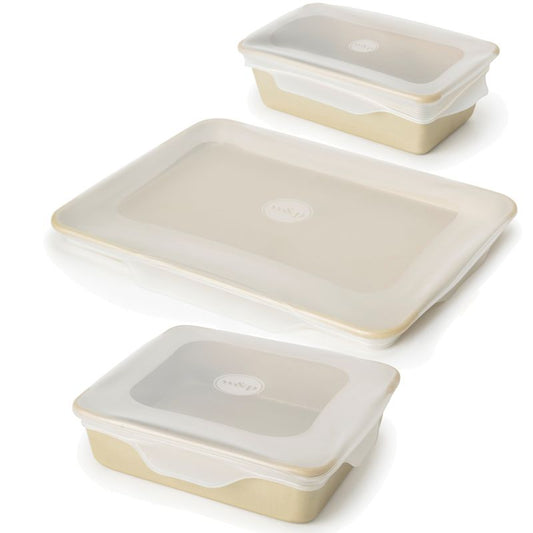 Stretch & Fit Rectangular Silicone Lids (set of 3)
