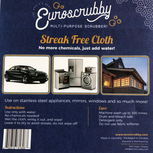 Euroscrubby Streak Free Cloth