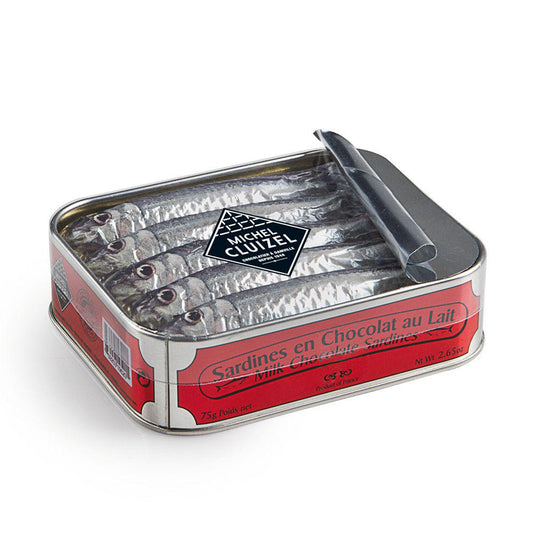 Michel Cluizel Sardines Milk Chocolate Tin 75g