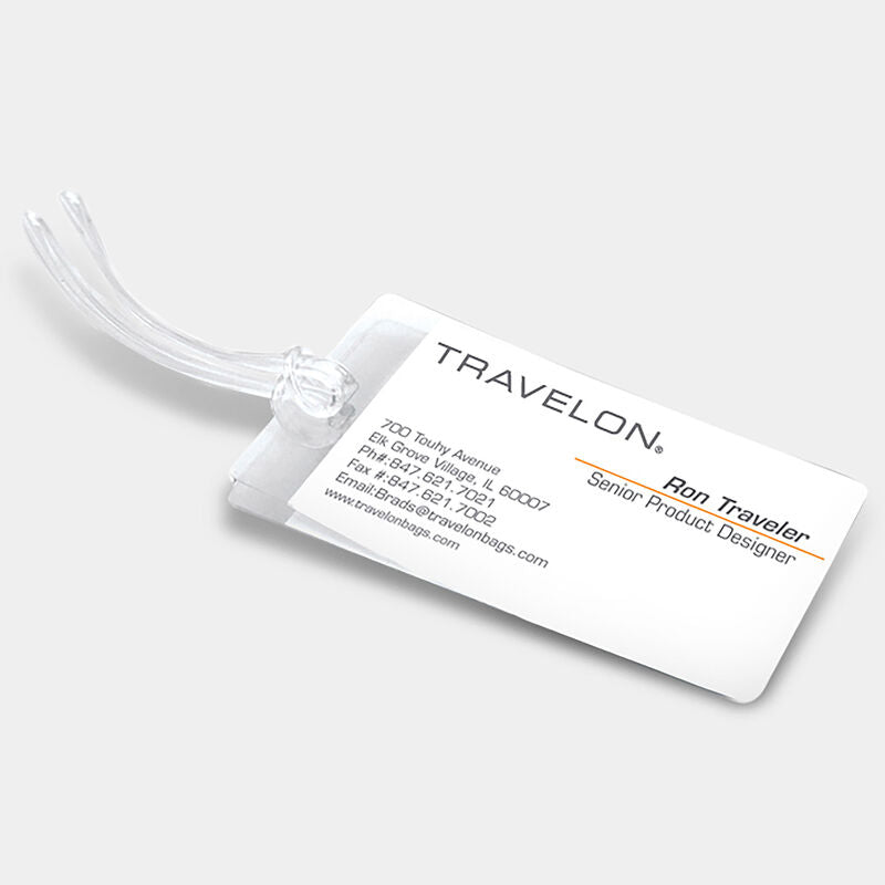 Travelon Self-Laminating Clear Luggage Tags (set of 3)