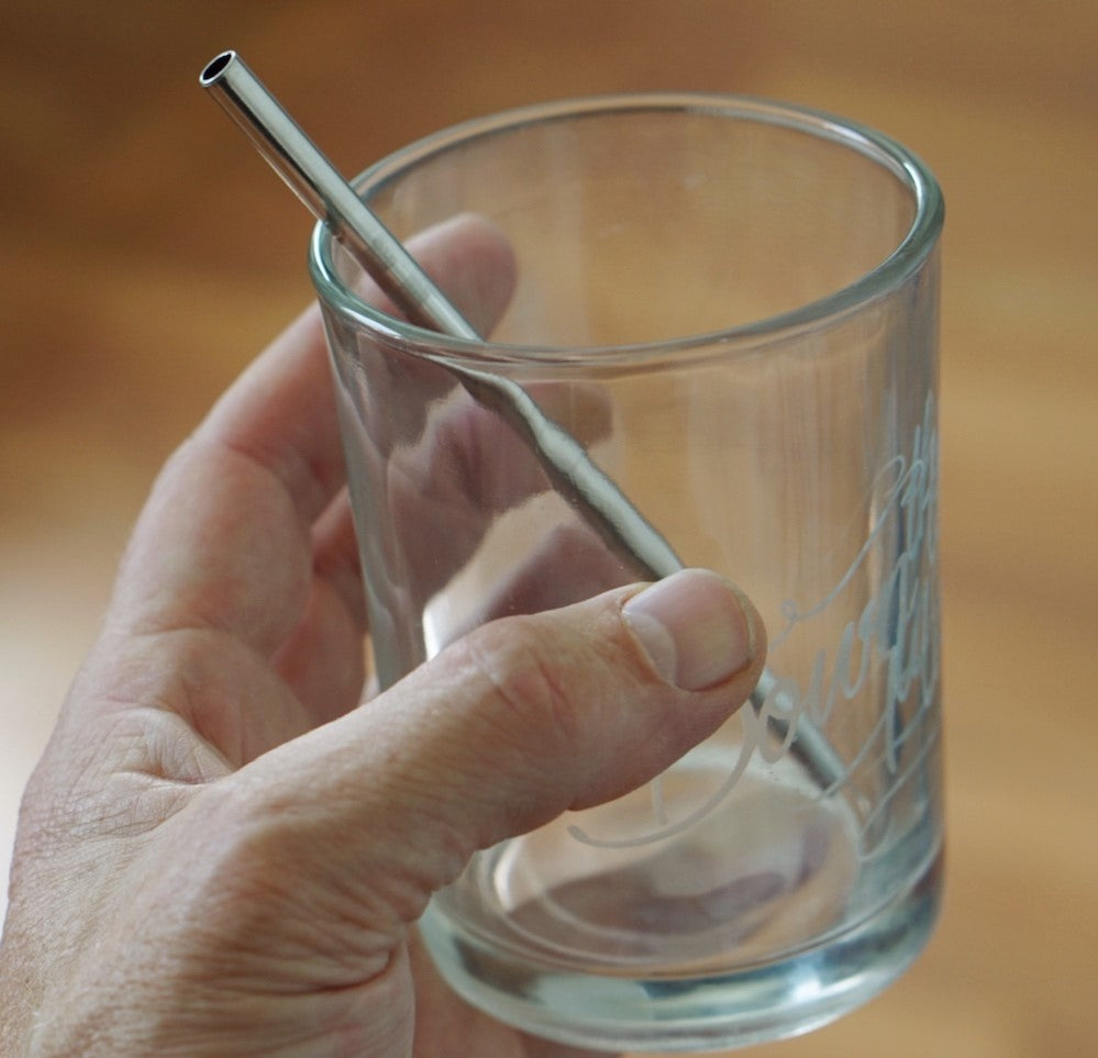 Stainless Steel Reusable Cocktail Straw Singles