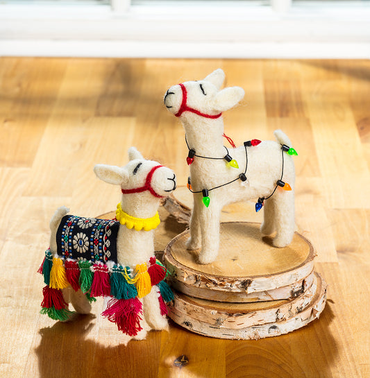 Llama with Lights Ornament