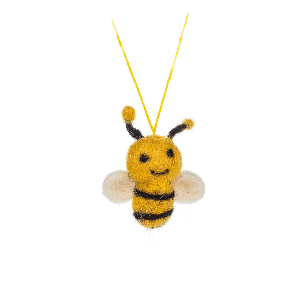 Queen Bee Ornaments - Felted